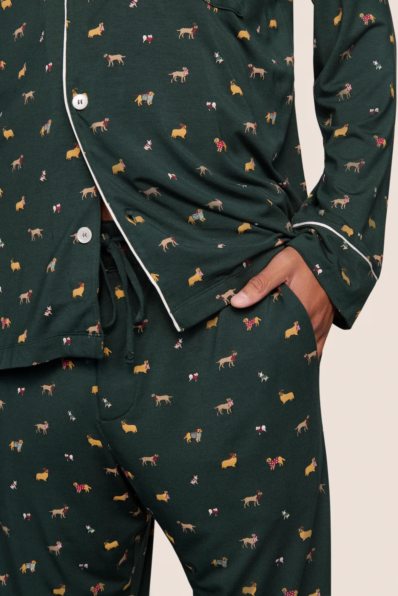 William Printed TENCEL™ Modal Long PJ Set | Eberjey