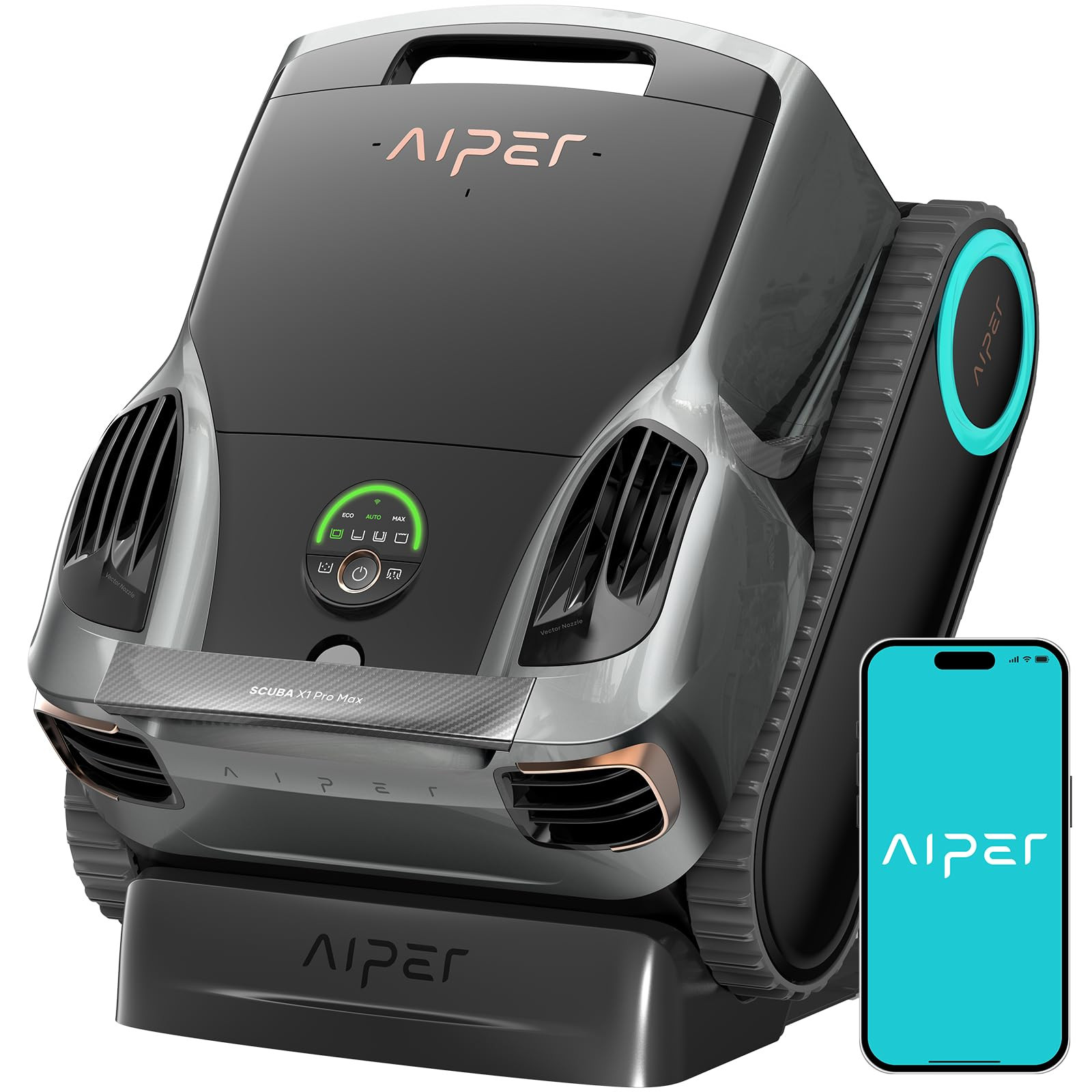 Aiper Scuba X1 Pro Max Pool Cleaning Robot, Pool Mapping, Adaptive Path, 8500 GPH Power, Double F... | Amazon (US)