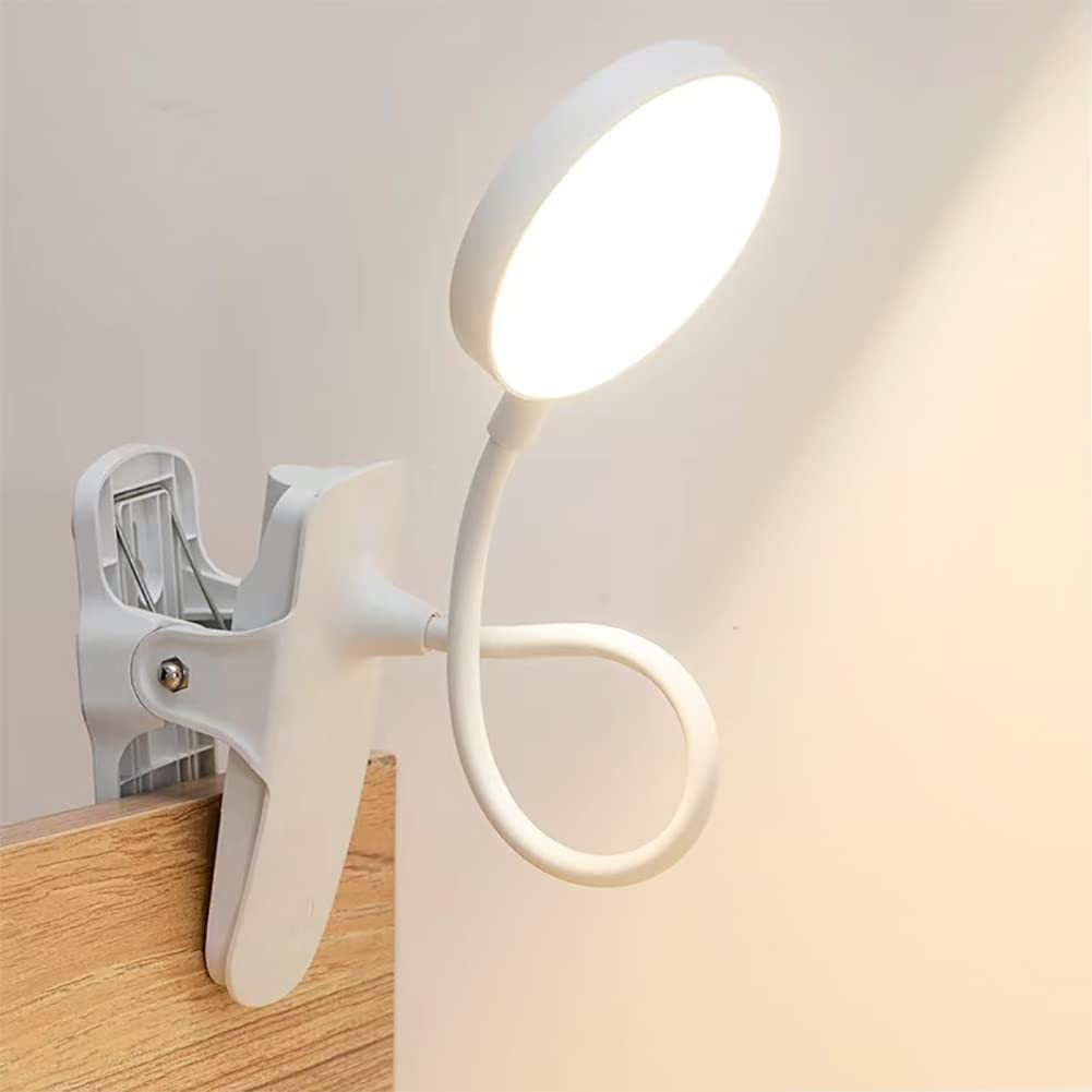 SUNLONG Dorm Room Essential Clip on Light Wall-Mounted, 3 Color Portable Desk Light Mini Clip Lam... | Amazon (US)