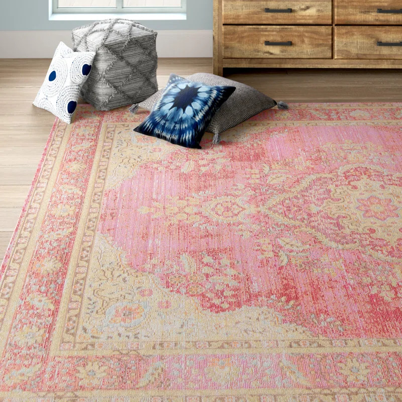 Dex Oriental Pink Area Rug | Wayfair North America
