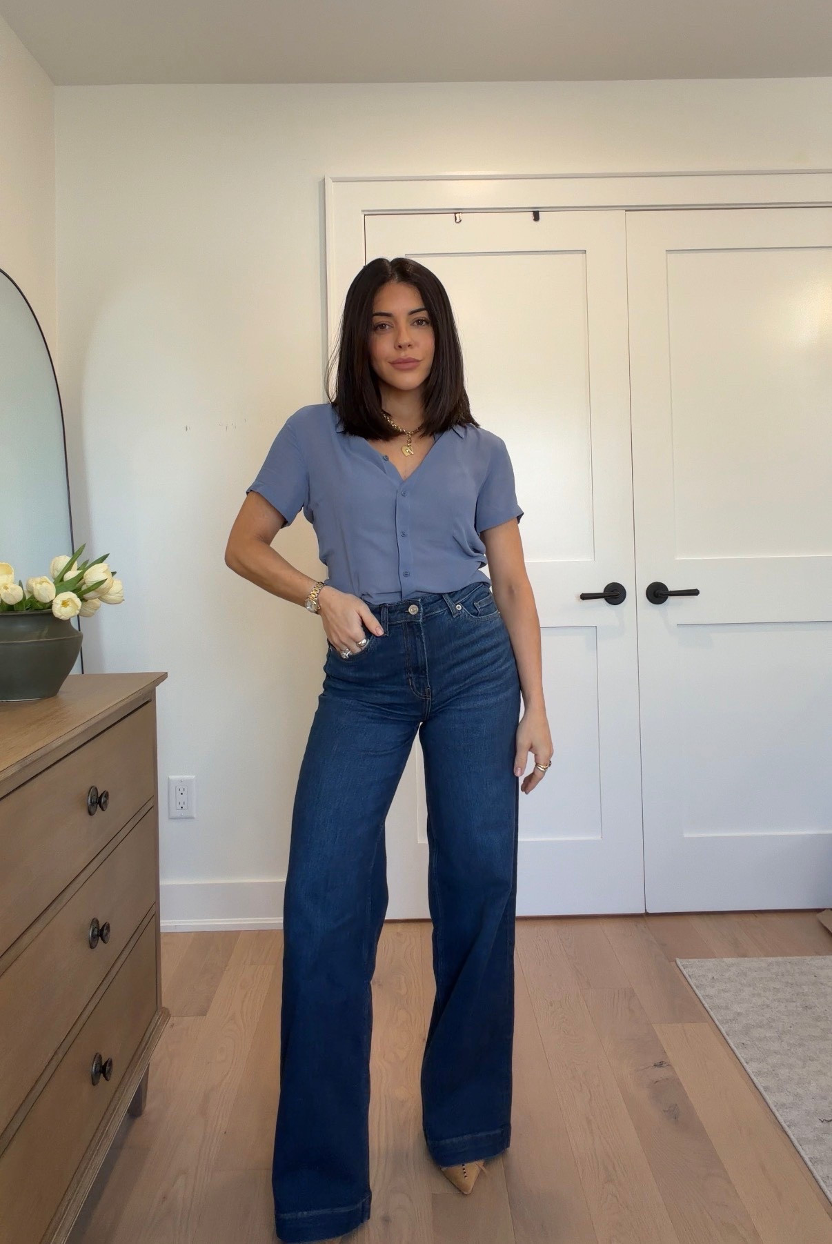 the hype is worth it- these @reformation jeans are so comfortable, truly feels like wearing sweatpants and this blouse is so elegant and timeless! 

#ad


#LTKstyletip #LTKcanada #LTKjeans