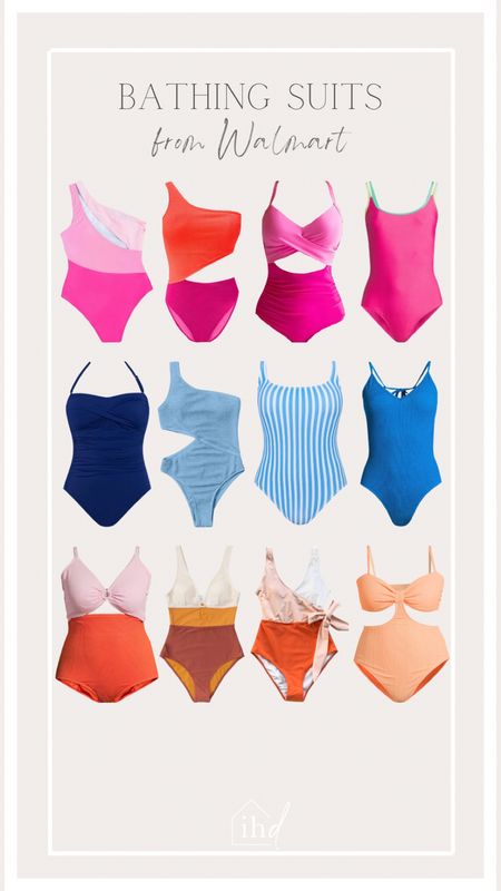 These bathing suits from @walmart are so cute now that warmer weather is coming! They all would make for the perfect beach or pool day! 

#walmart #walmartfinds #walmarthome 

#LTKSeasonal #LTKswim #LTKstyletip