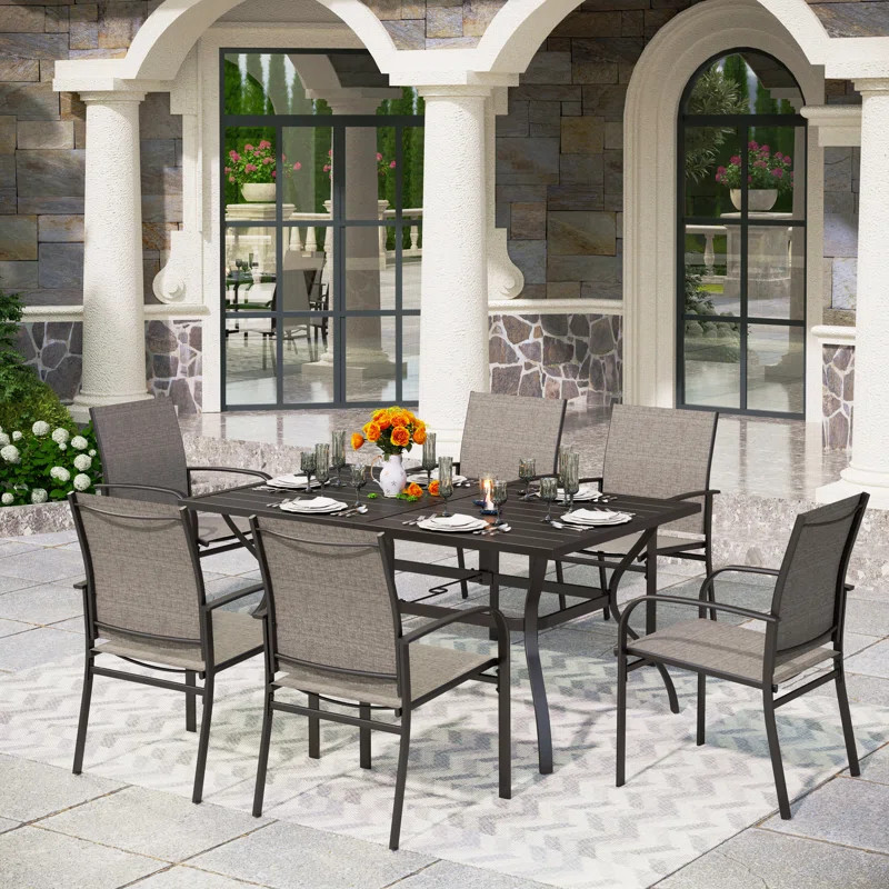 Argyri Rectangular 6 - Person 60" Long Dining Set | Wayfair North America