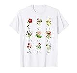 Vintage Botanical Floral Flower Garden Shirt Tshirt Tee T-Shirt | Amazon (US)