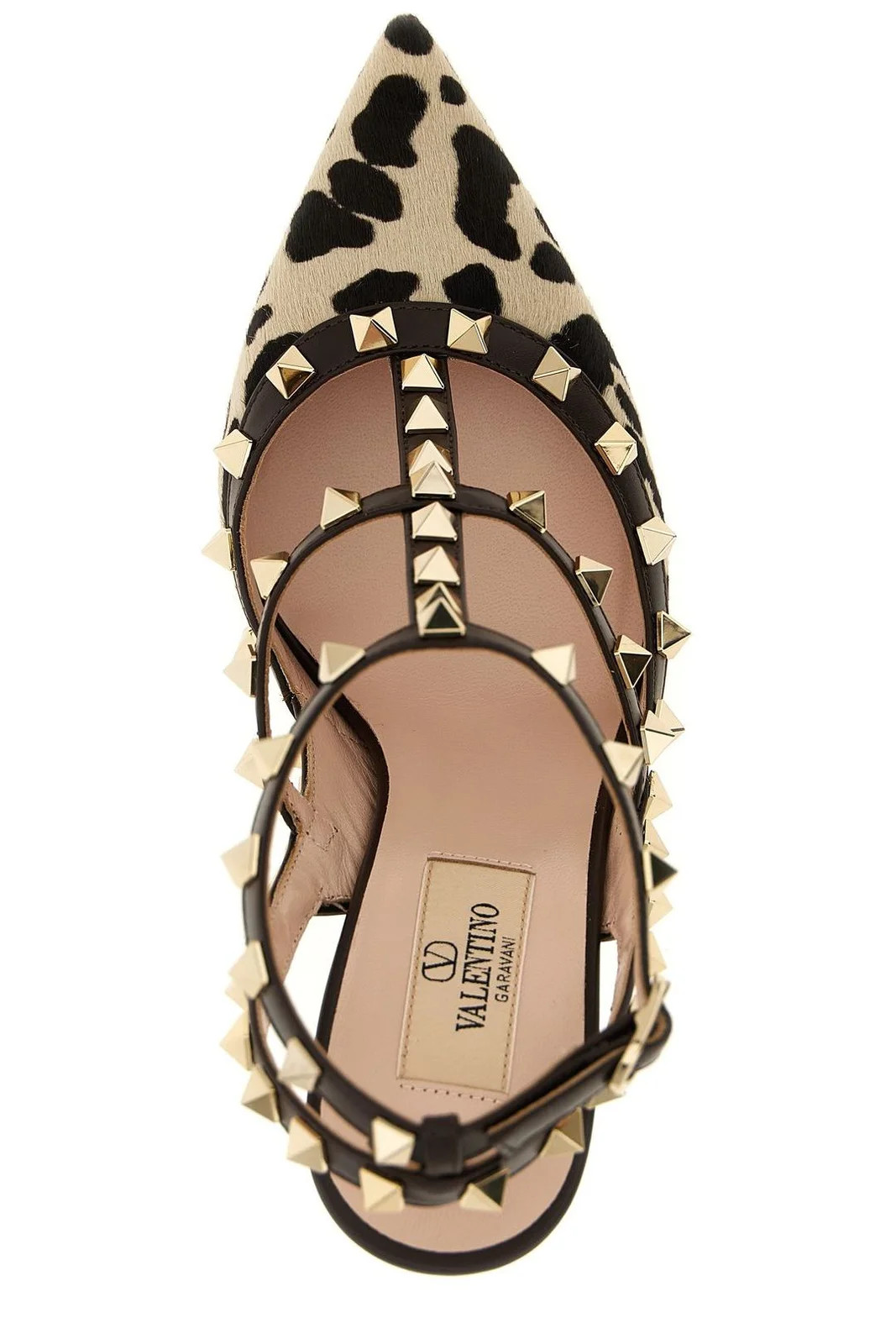Valentino Garavani Rockstud Leopard Patterned Pumps | Cettire Global