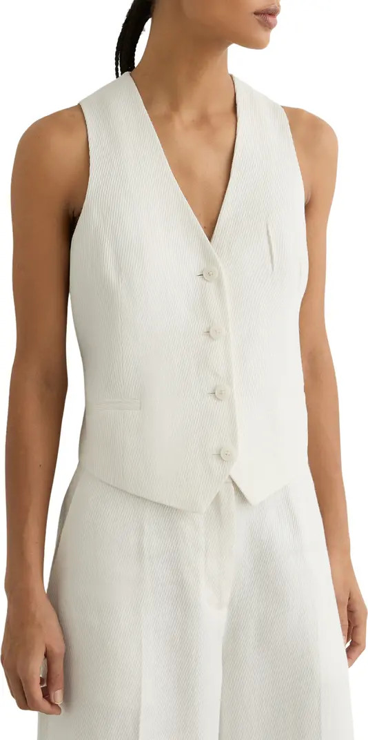 Alyx Linen Blend Tailored Vest | Nordstrom