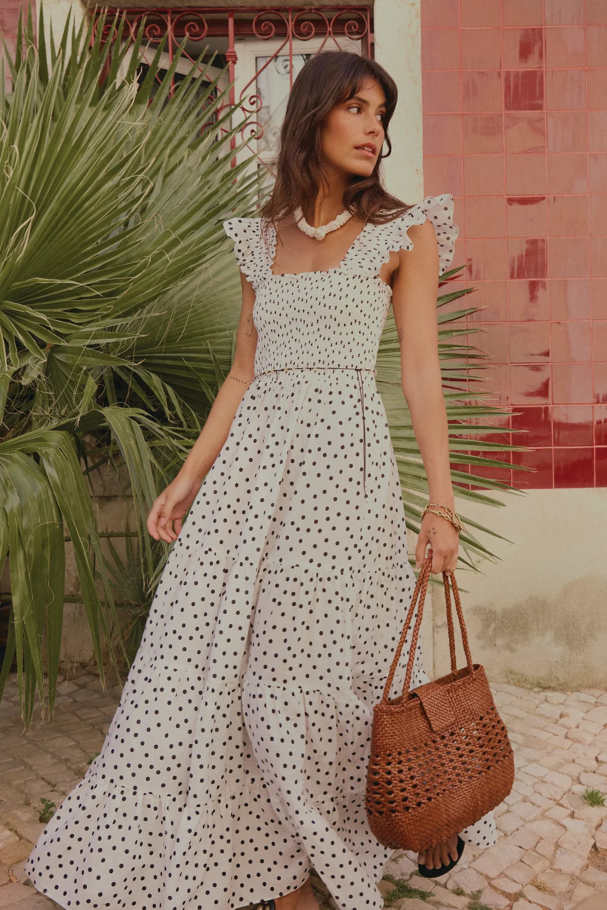 Kendall - Bohemia Spot Ivory | Rixo
