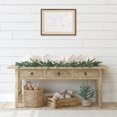 Two Reindeer Reclaimed Framed Linen Torn Edge Parchment Float | Walmart (US)