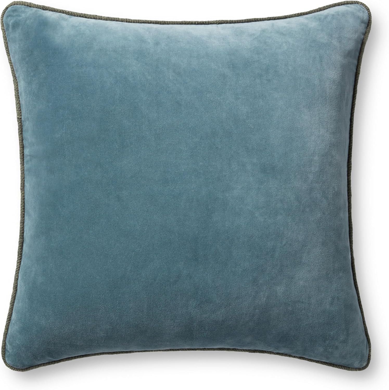 Loloi Liza Pillow, 22'' x 22'' Cover w/Down, Blue | Amazon (US)