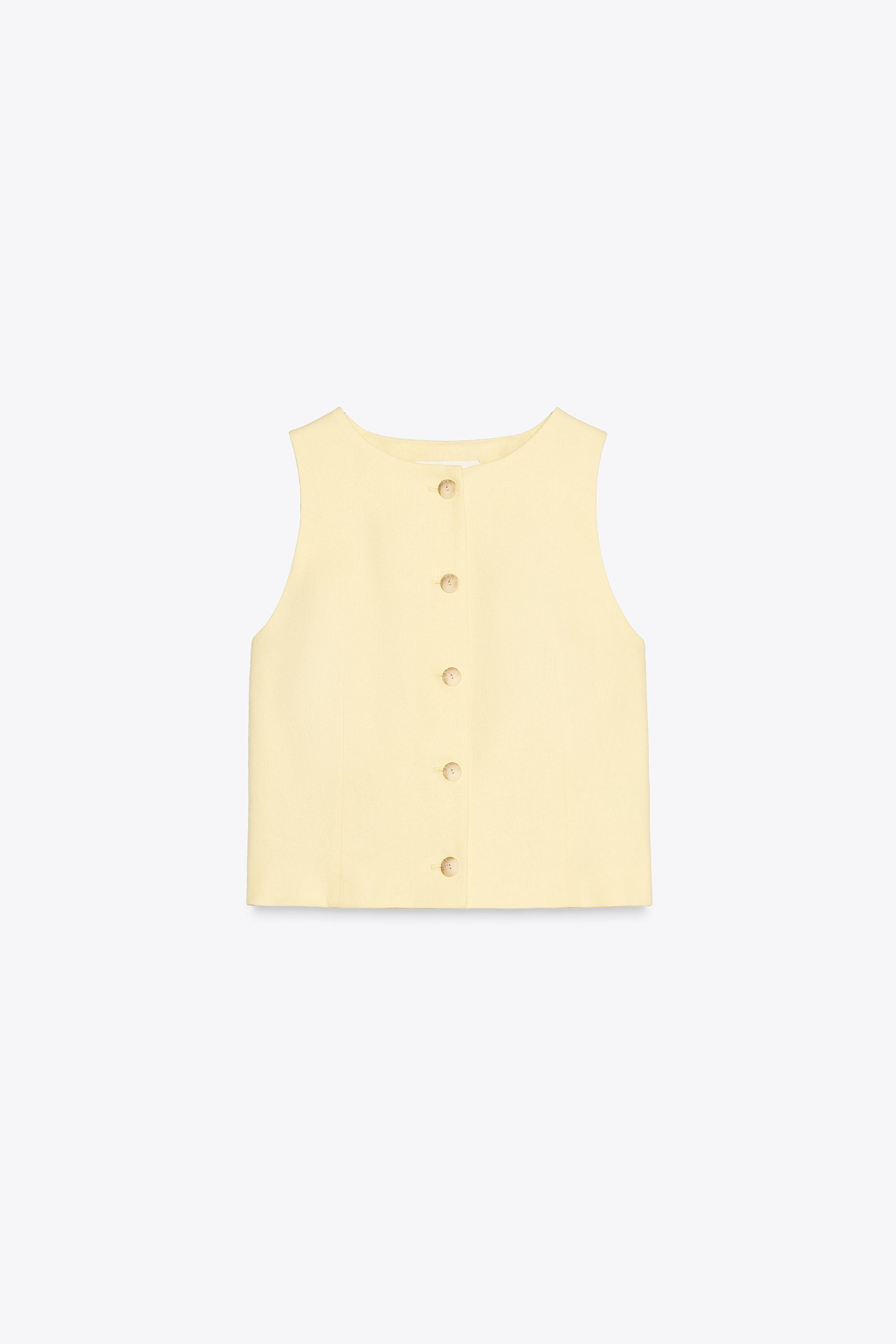 LINEN VEST | Zara US
