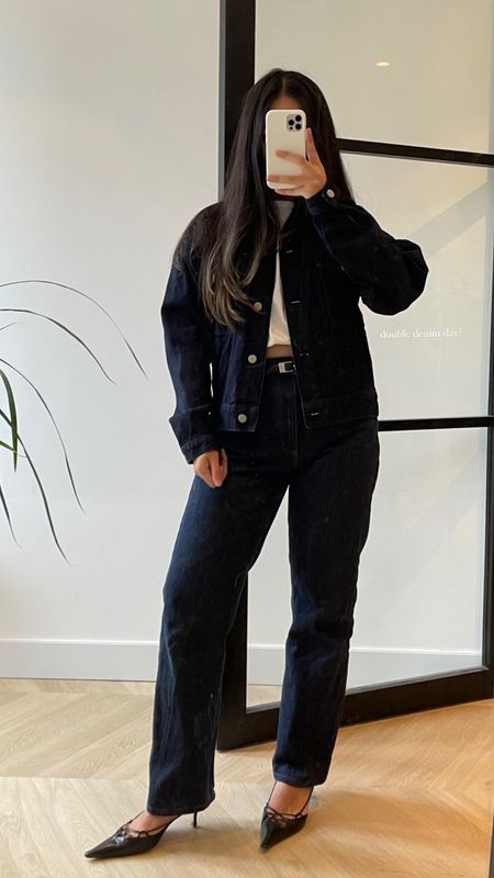 Dark Denim wash is my favorite for fall (especially for rainy days). It’s so simple to just throw on and I love pairing it with a clean cut T-shirts, minimal belt and thin heels. 

#LTKstyletip #LTKSeasonal #LTKeurope