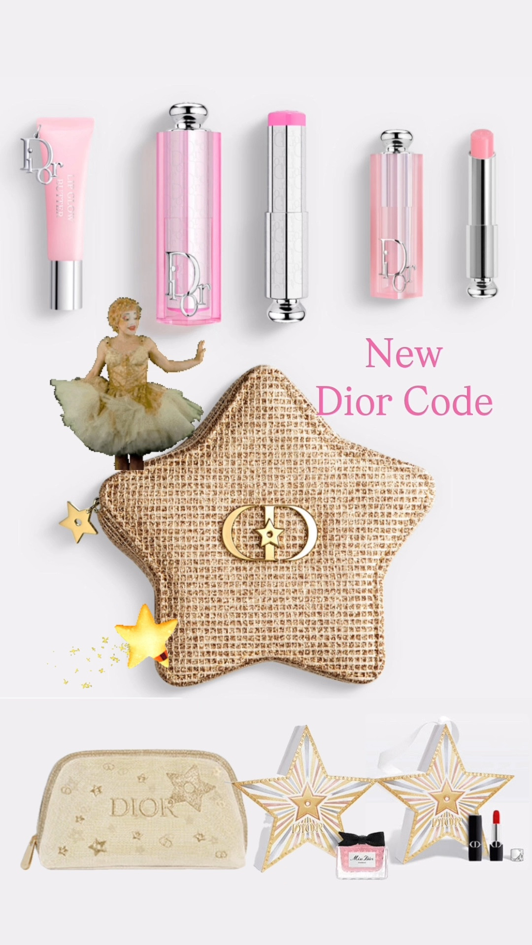 Dior Lucky Star Set. Dior Star Bag and Dior Promo code. #diorbeauty #diorpromocode

#LTKGiftGuide #LTKHoliday #LTKBeauty