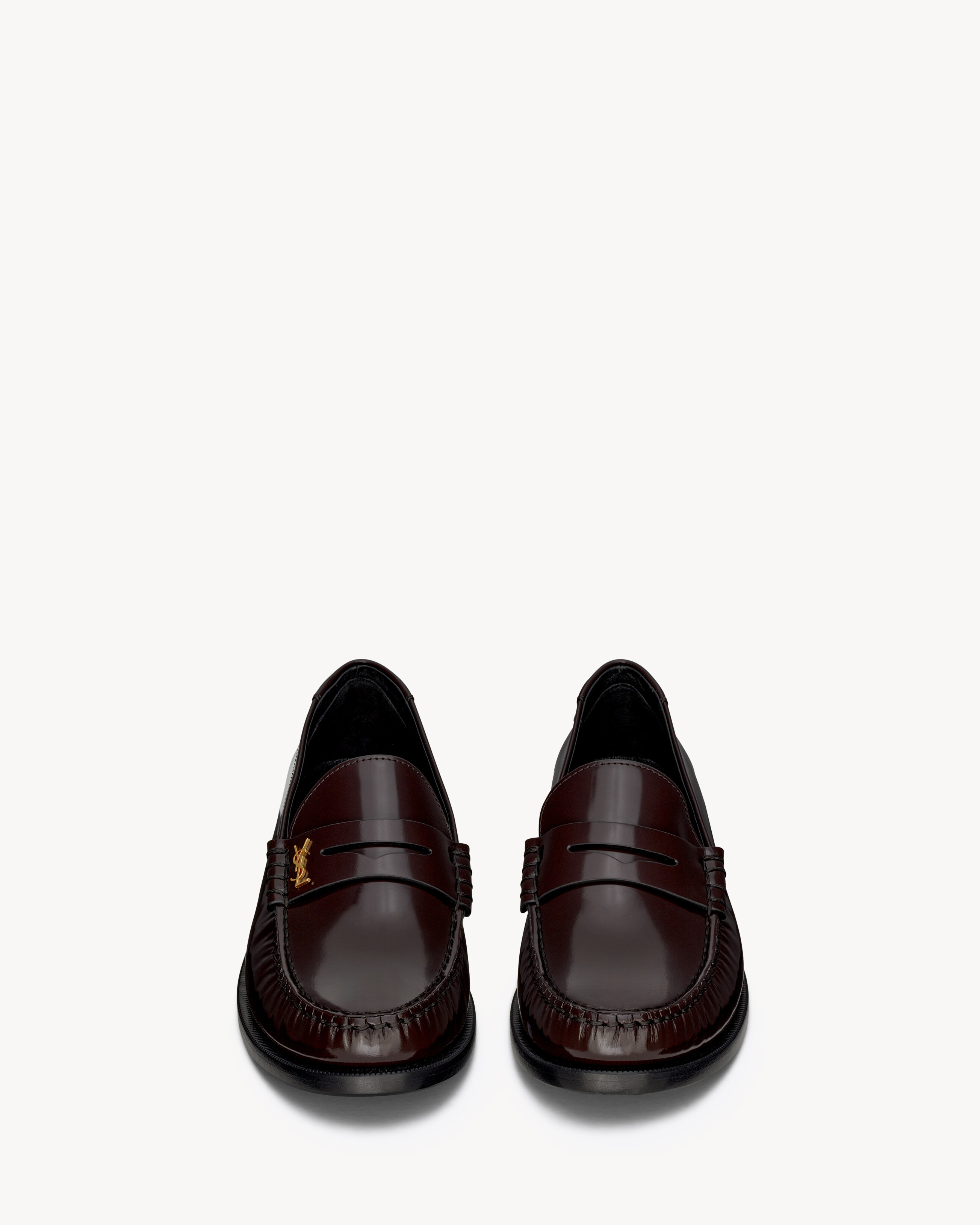 LE LOAFER penny slippers in glazed leather | Saint Laurent Inc. (Global)