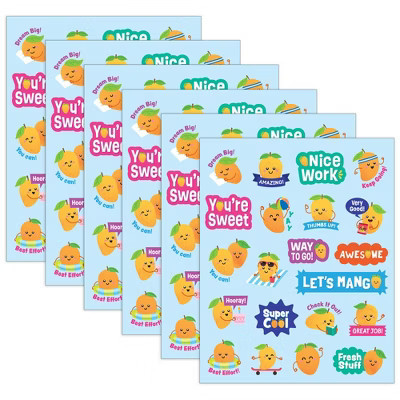 Teacher Created Resources® Mango Smelly Stickers, 126 Per Pack, 6 Packs | Target