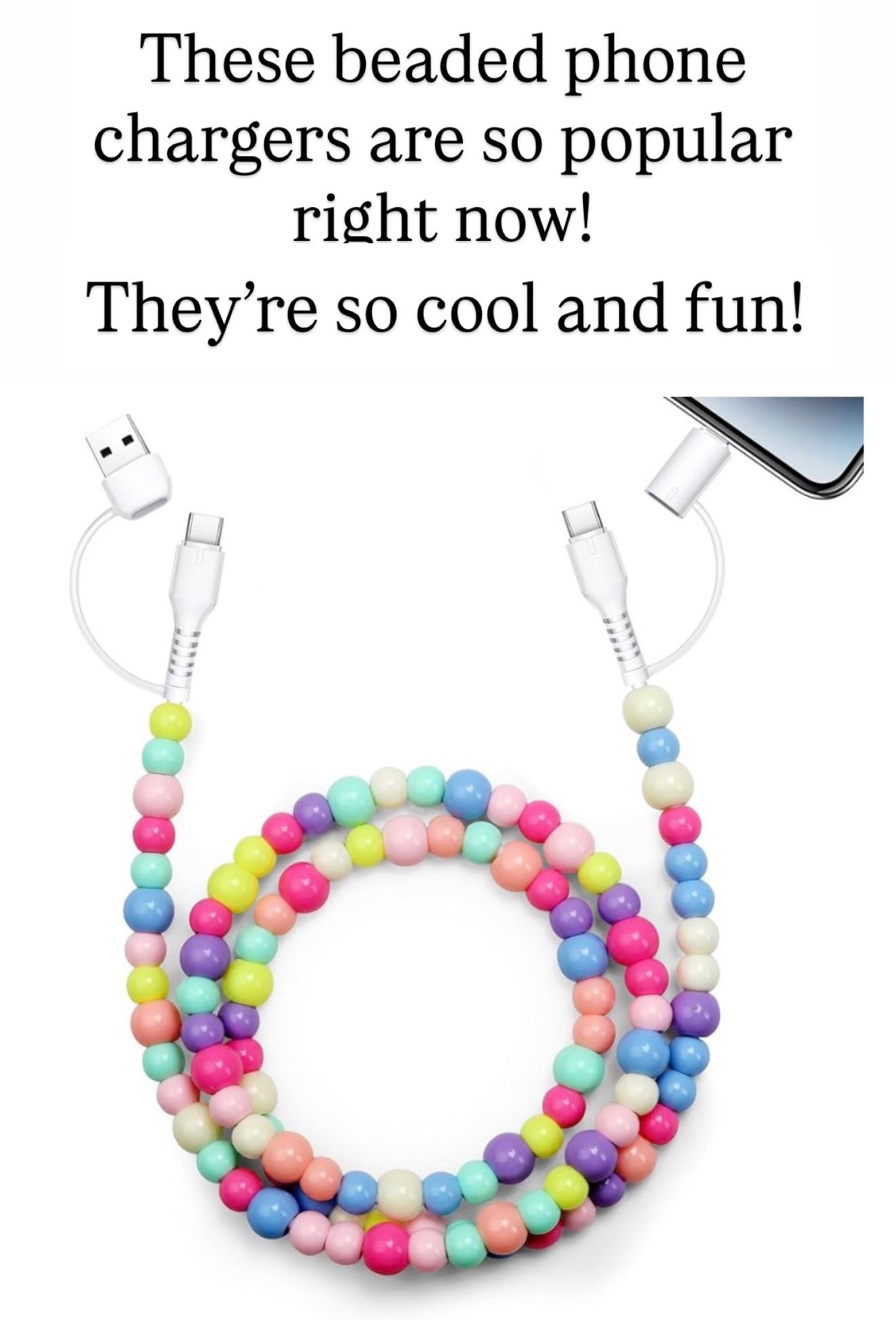 Fun charging cord for kids! Or adults! 

#LTKKids