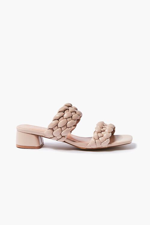 Faux Leather Braided Heels | Forever 21 (US)