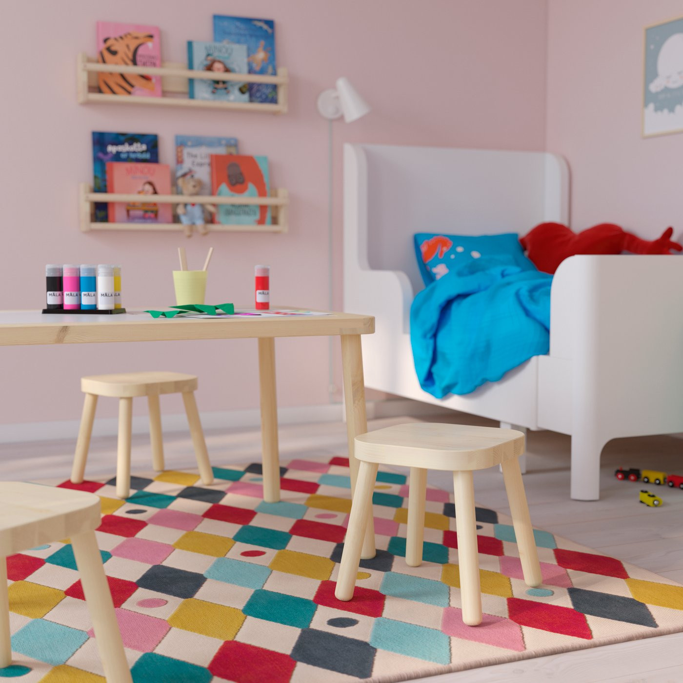 IKEA FLISAT children's stool, pine, Width: 12 5/8 | IKEA US