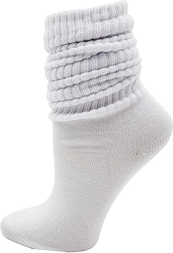 Winterlace 3 Pairs Slouch Socks for Women, Soft Extra Long Scrunch Knee High Sock, Bulk Pack | Amazon (US)
