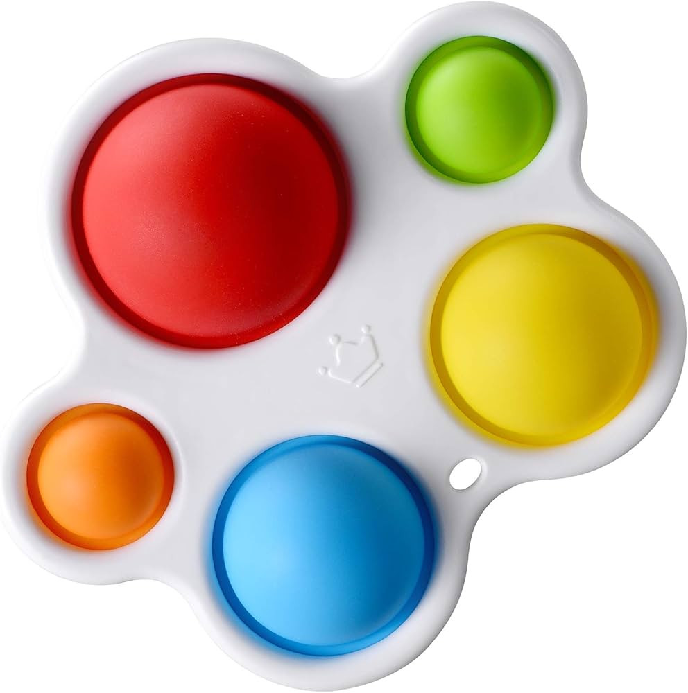YowellGo Baby Simple Sensory Toys Silicone Fidget Toy Stress Relieving Fidgeting Game Educational... | Amazon (US)
