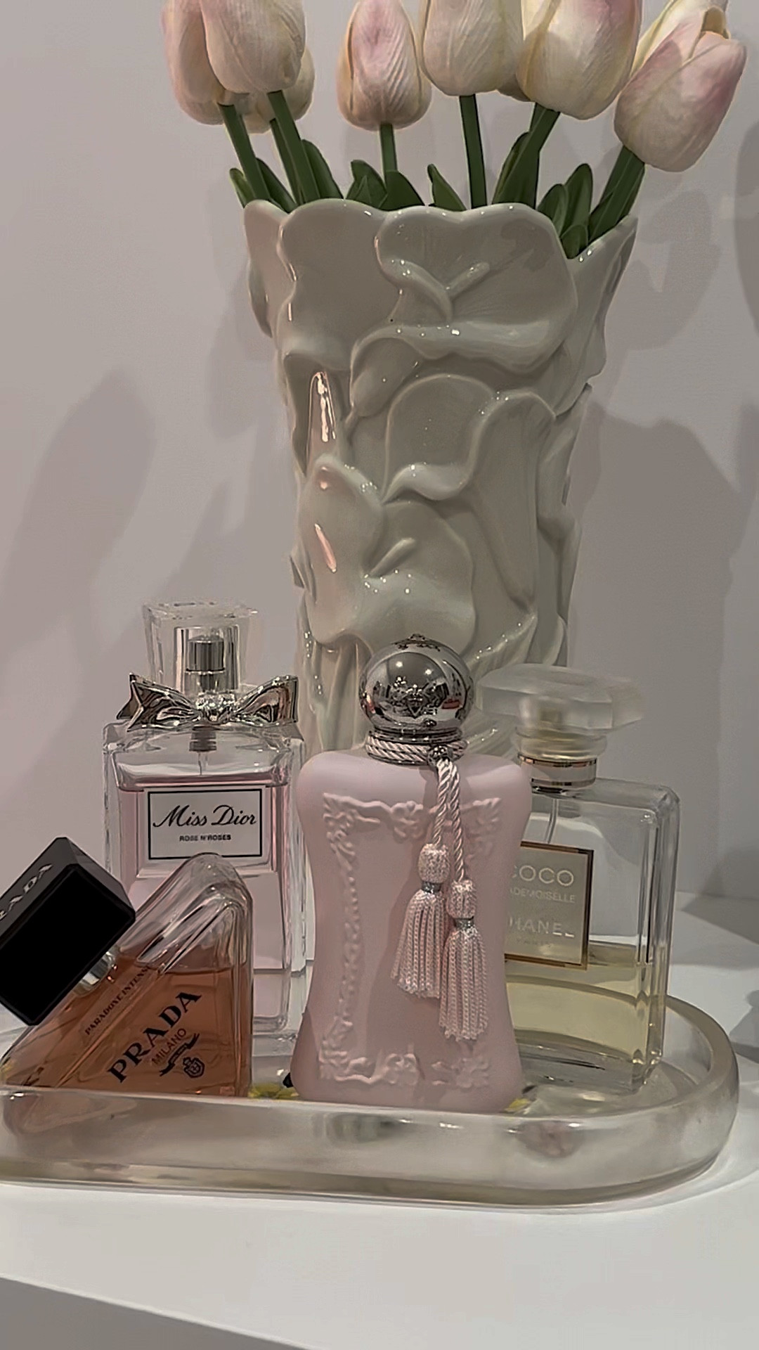 my new favorite scent!!💗 smells sooo amazing and the bottle is everything <3 

this scent is sweet but still refreshing with rose and lychee. the top of the bottle has a pink rhinestone detail which is so cute. 

#LTKbeauty #LTKVideo #LTKHoliday