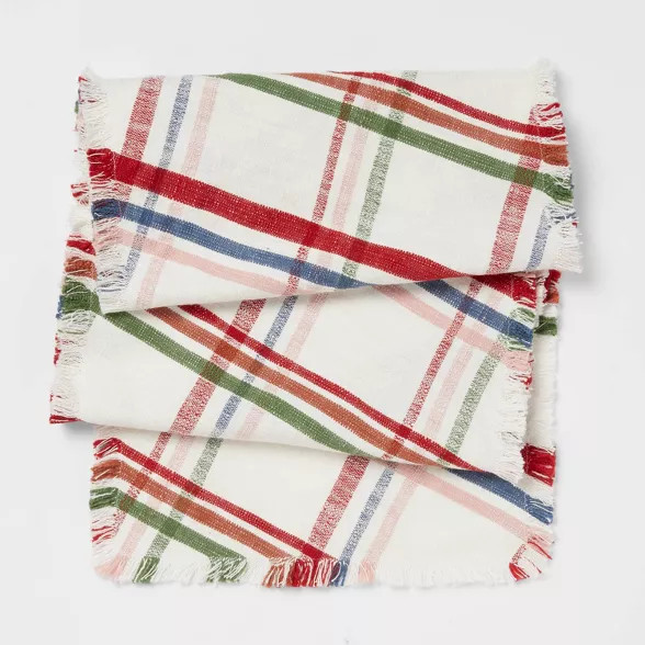 72" x 14" Cotton Toy Shop Table Runner - Threshold™ | Target