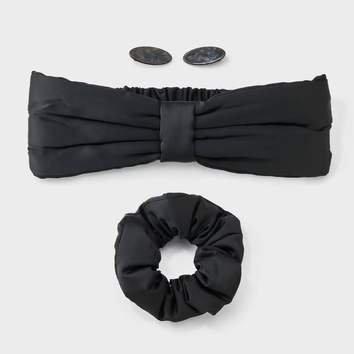 Spa Hair Set 3pk - A New Day™ Black | Target