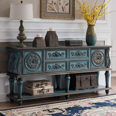 European-style retro luxury console table | Wayfair North America