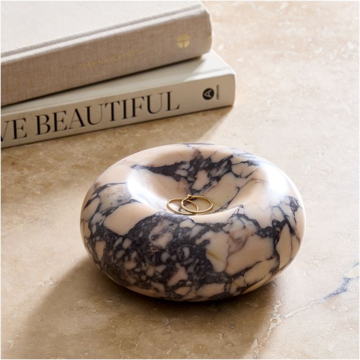 Marble Donut Trinket Tray | West Elm (US)