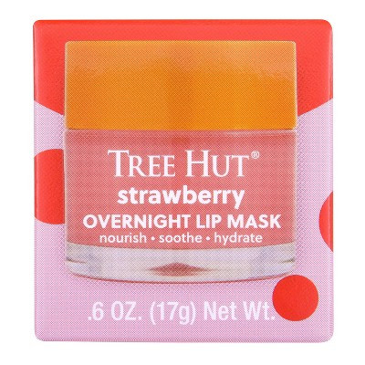 Tree Hut Strawberry Overnight Lip Mask - 0.6oz | Target