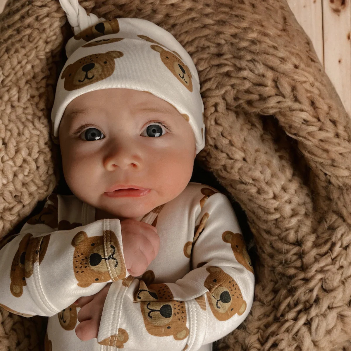 Baby Bear / Organic Beanie | SpearmintLOVE