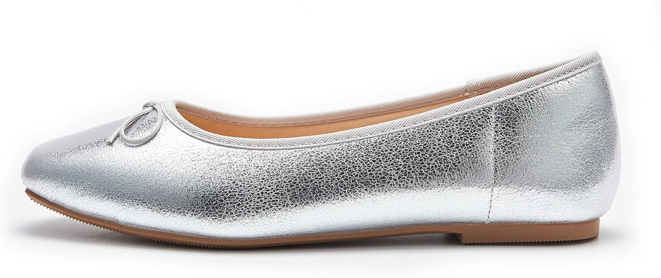 Women's Round Toe Ballet Flats Comfortable Bow Dressy Flats Shoes for Women | Amazon (US)