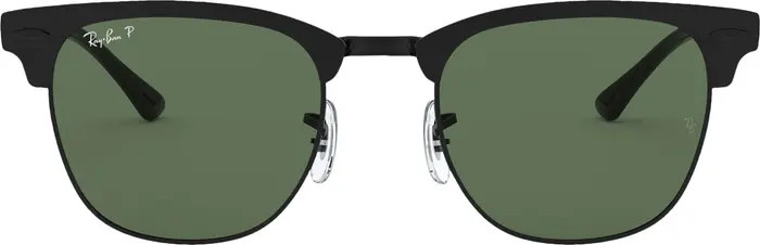 Clubmaster Metal 58mm Polarized Square Sunglasses | Nordstrom