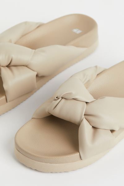 Knot-detail mules | H&M (US + CA)