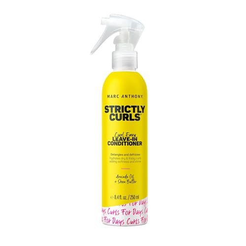 Marc Anthony Leave-In Hair Conditioner for Curly Hair, Strictly Curls - Curl Defining & Deep Conditioning Detangler Moisturizer Hydrates Dry & Frizzy Curls - Hair Styling Product Reduces Frizz | Amazon (US)