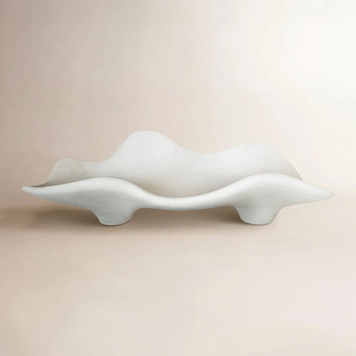 Kelsi 20" W Sculptural Resin Decorative Tray | Wayfair North America