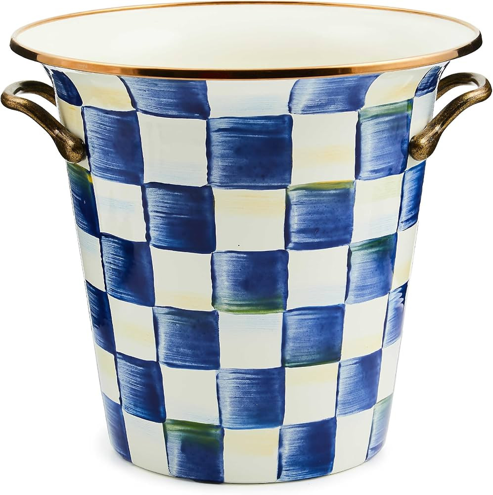 MACKENZIE-CHILDS Wine Cooler, Champagne and Wine Ice Bucket, Party and Bar Accessory, 1 Gallon, B... | Amazon (US)