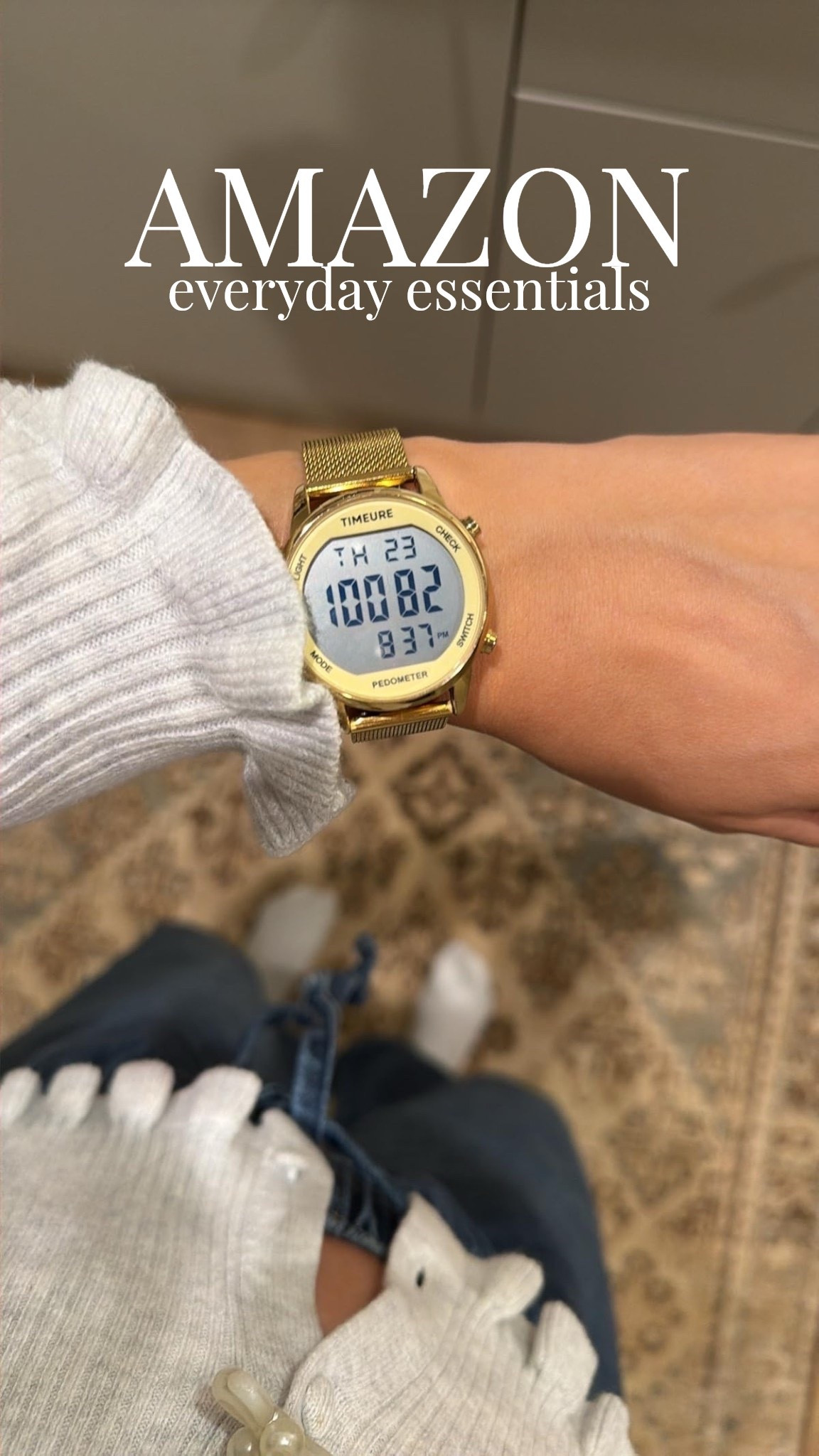 Amazon watch I wear daily!✨

watch, Amazon, Amazon style, Amazon fashion, Nashville, mom of 3, Dede Raad, dress up buttercup

#LTKFindsUnder50 #LTKFindsUnder100