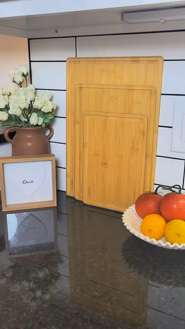 🍴✨ Elevating my kitchen with this beautiful set of cutting boards from Keechee 🤍
I love that they have a non-slip mat, are made of bamboo, and the deep groove helps a lot to prevent spills while cooking 🙌🏼 Perfect for preparing meals or even for serving food beautifully when I have guests 😍

If you want some for your kitchen, take advantage of my discount code 👉FF53TAJ

✨ The link is in my bio and on my Amazon Storefront

#Keechee #CuttingBoard #BambooCuttingBoard #KitchenEssentials

#LTKmomlife #LTKHome #LTKU