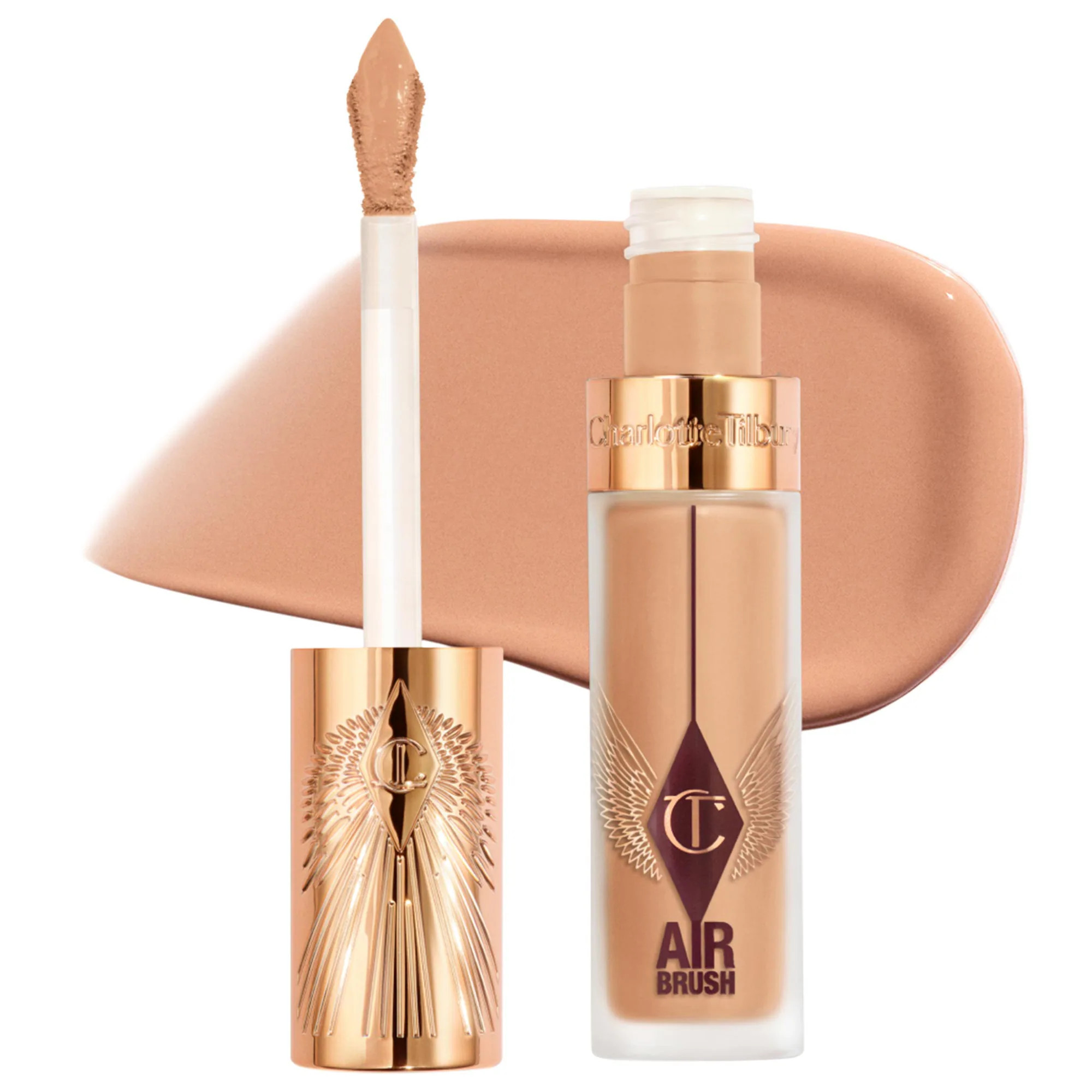 Charlotte Tilbury Airbrush Flawless Crease-Proof Long-Wear Blur Concealer with Hyaluronic Acid 9 Tan 0.29 oz/8.3 g | Sephora (US)
