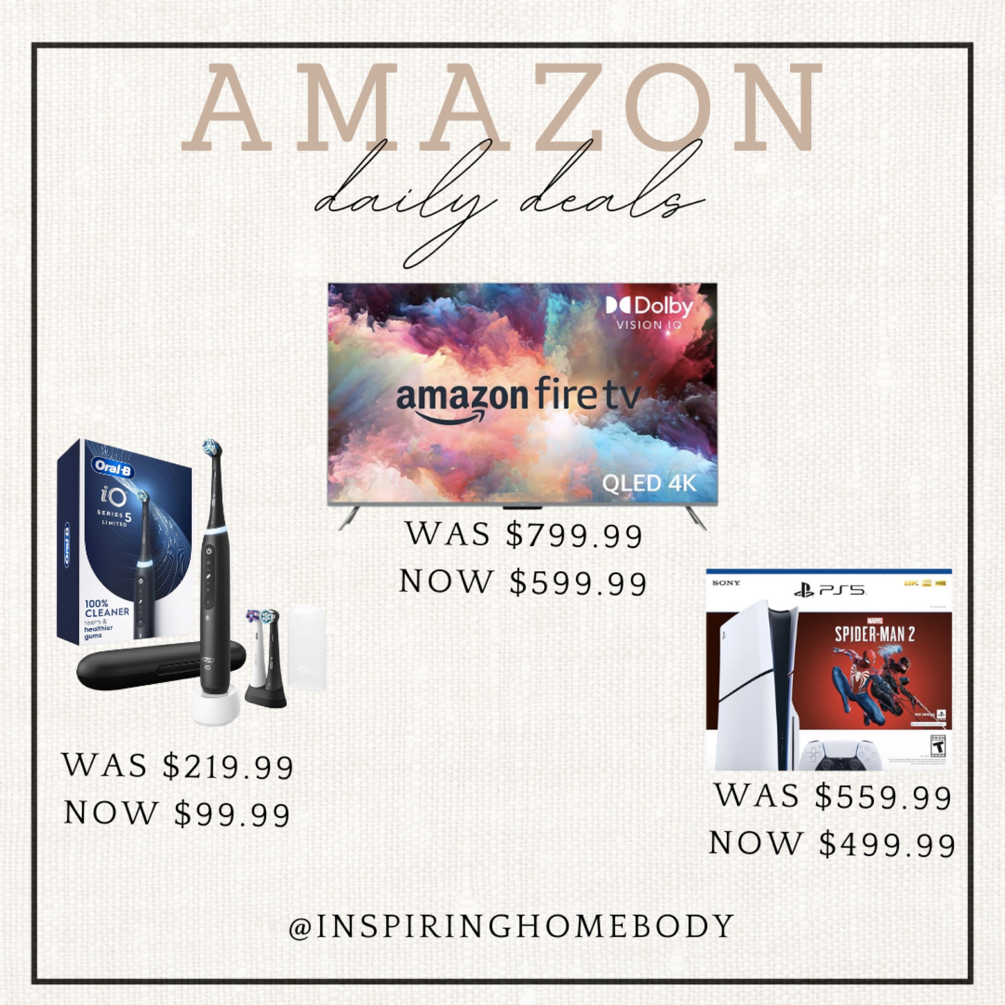 Amazon daily deals 

#LTKsalealert #LTKHoliday #LTKhome