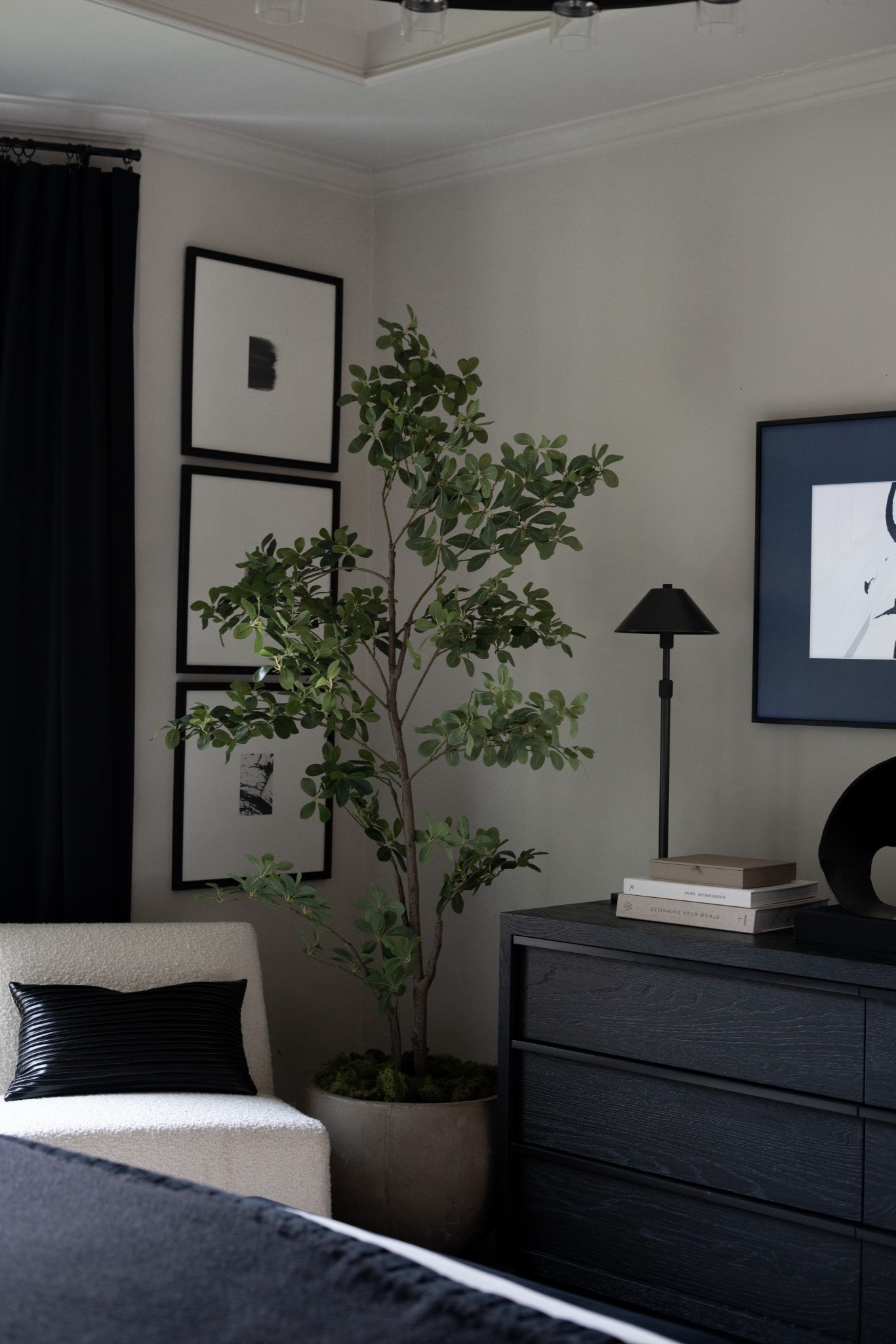 Having a happy dance for waking up to THIS! A mix of boucle, leather, iron, and an omg Amazon olive tree (that looks sooo luxe!) 

#LTKSaleAlert #LTKdayinmylife #LTKHome