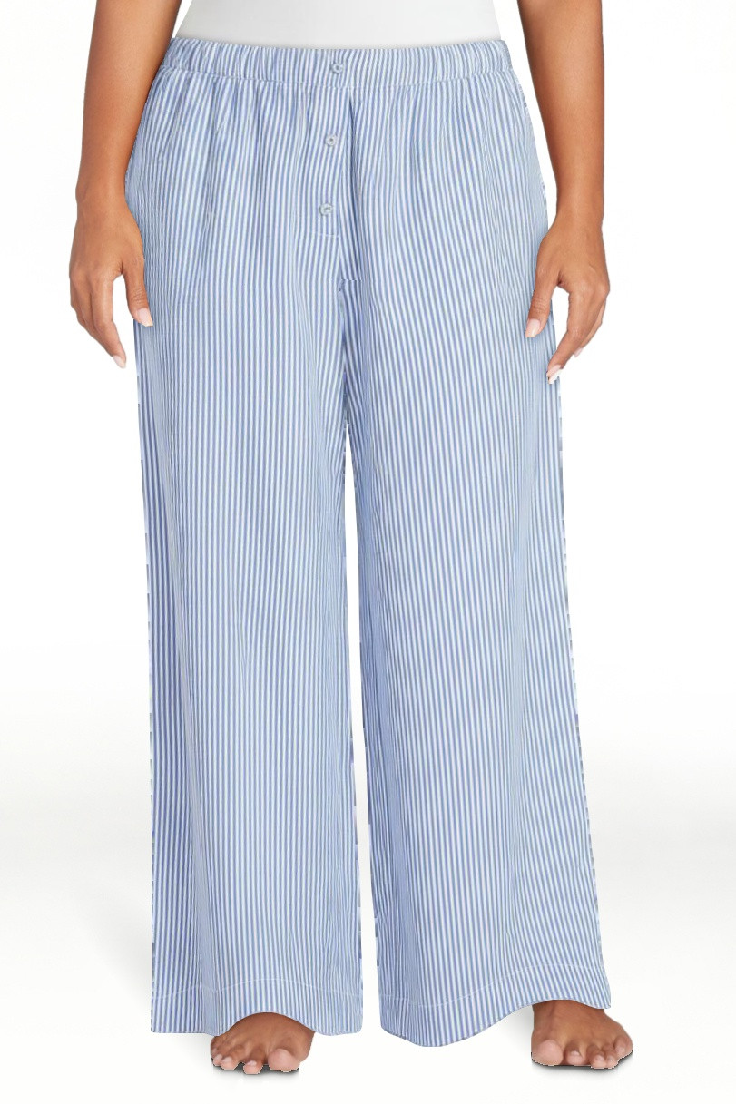 Joyspun Women's Poplin Sleep Pants, 31'' Inseam, Sizes XS-3X | Walmart (US)