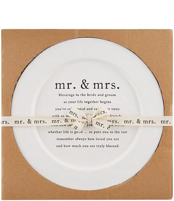 Wedding Blessing Round Platter | Dillards