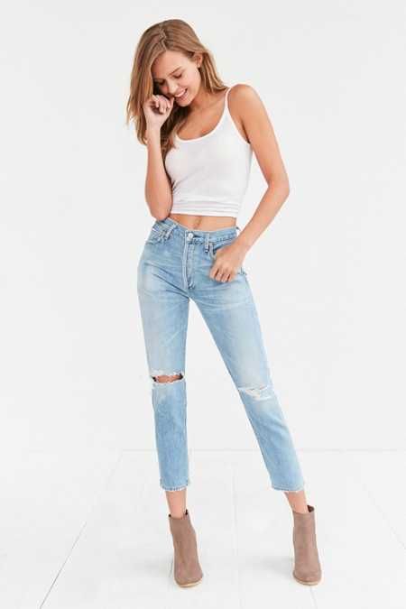 Citizens Of Humanity Liya High-Rise Jean - Torn | Urban Outfitters US