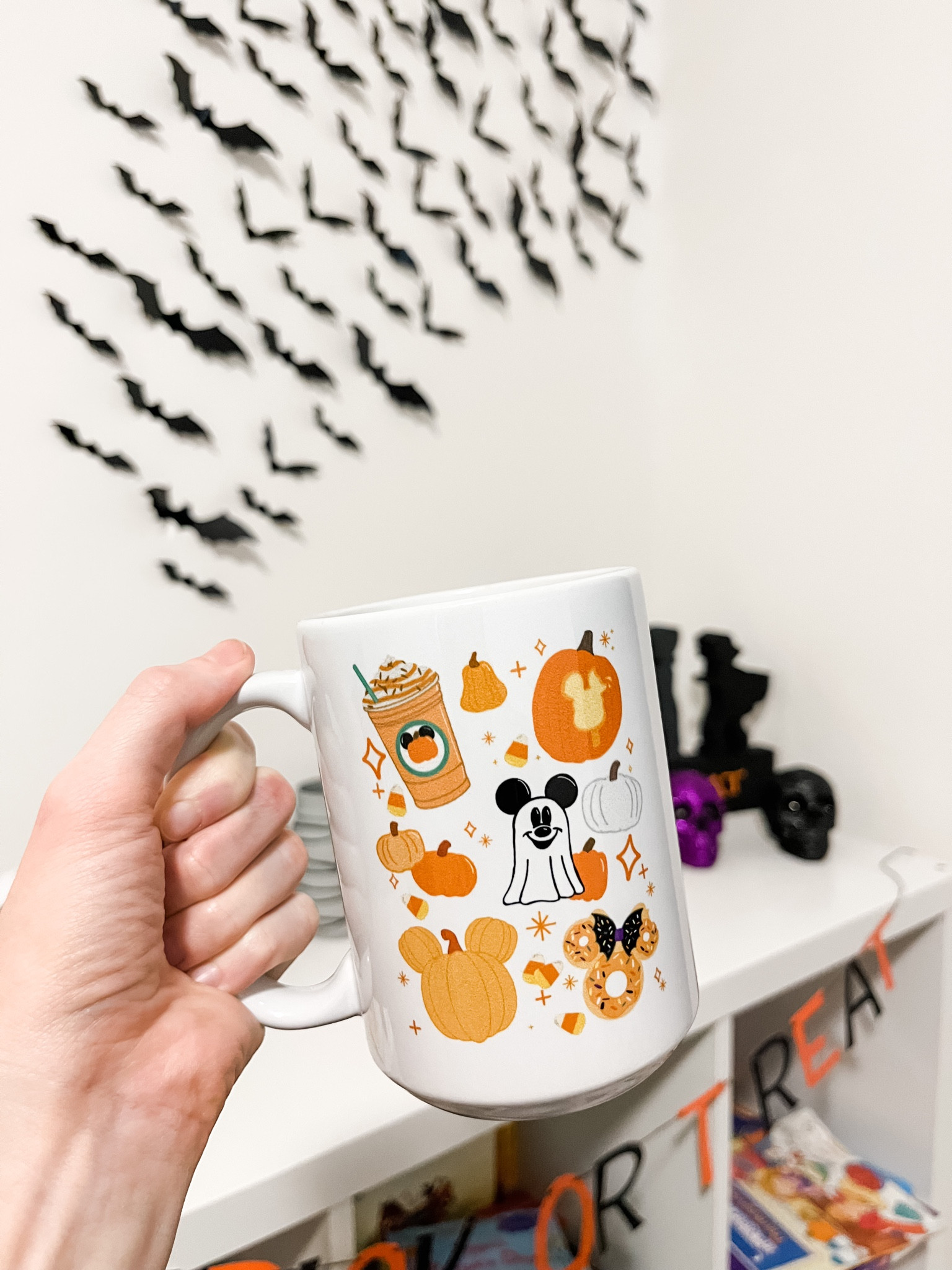 Halloween mug, Disney mug, Disney halloween mug, Mickey pumpkin, Mickey mug, Mickey halloween mug, bats, halloween decor, halloween decorations

#LTKSeasonal #LTKHalloween #LTKhome