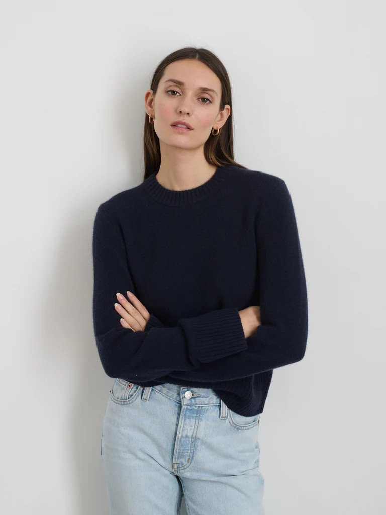 Marais Crewneck Sweater In Cashmere | Alex Mill