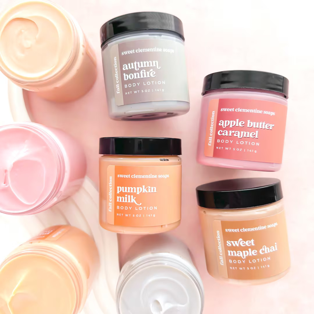 Fall Autumn Body Lotion | 4 Scents to Choose From | Made With Moisturizing Shea Butter and Aloe |... | Etsy (US)