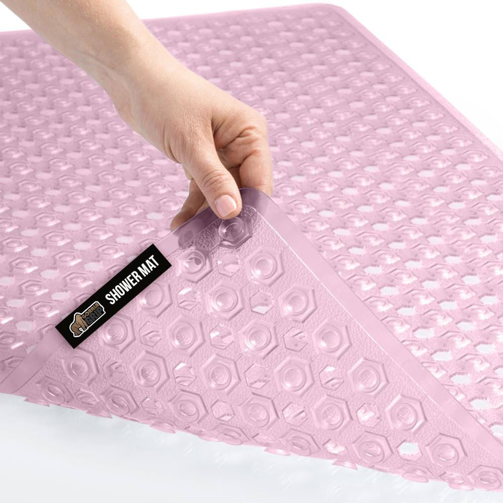 GORILLA GRIP Patented Bath Tub Shower Mat, Machine Washable Bathtub Floor Liner Mats, Suction Cup... | Amazon (US)