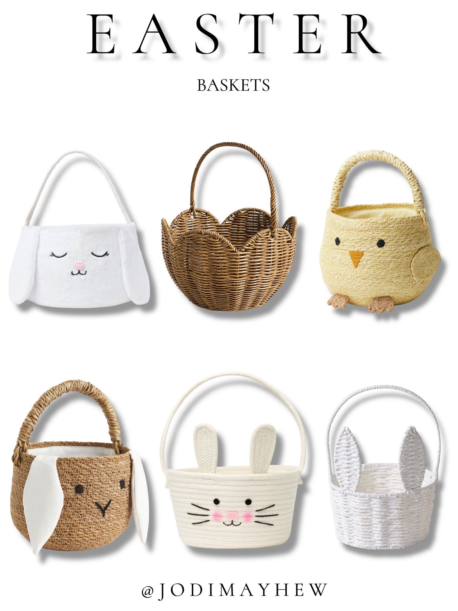 Easter Baskets 

#easter #baskets #kids #holiday #spring #chick #chicken #bunny #wicker #bunny #rabbit #rope #plush #fur #scallop #amazon #h&m #crate #child #target #seasonal #stuffer #gift #gifts #ideas #inspo #LTKspring

#LTKKids #LTKSeasonal