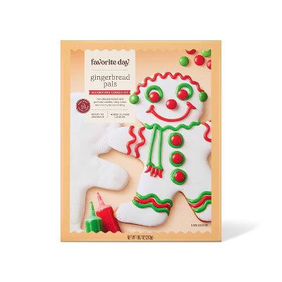 Christmas Iced Gingerbread Buddy Decorating Kit - 10.7oz - Favorite Day™ | Target